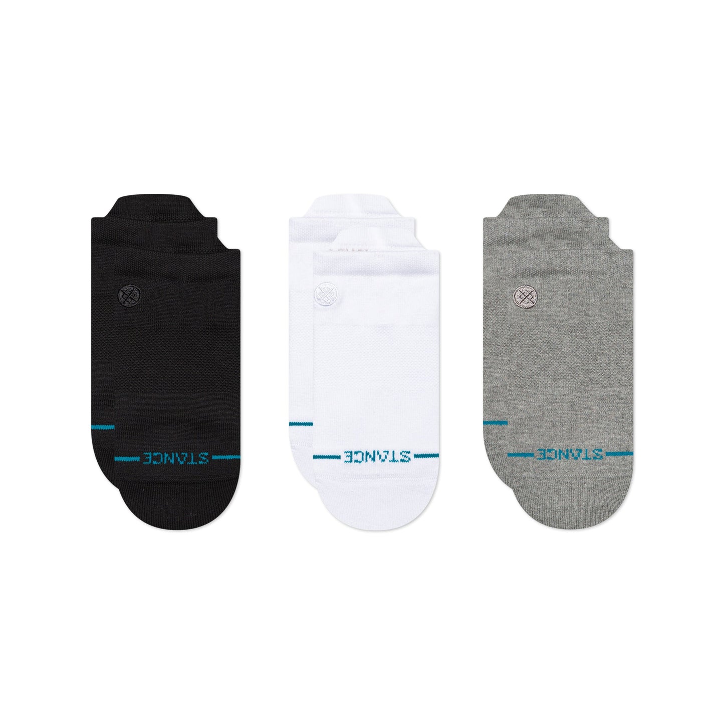 Stance Icon Low Tab Sock 3 Pack Black