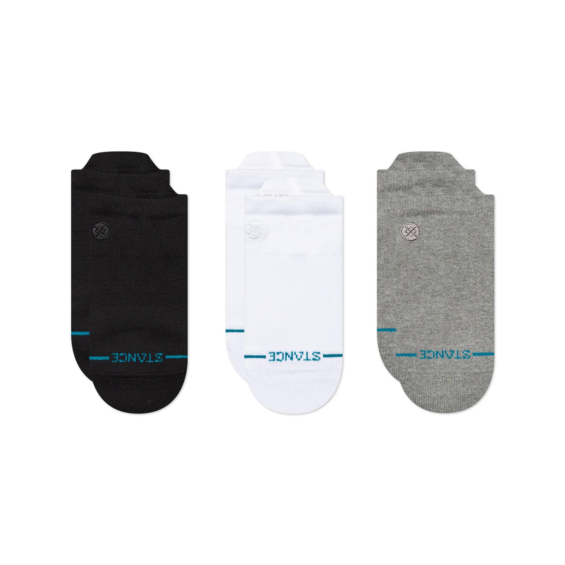 Stance Icon Low Tab Sock 3 Pack Black