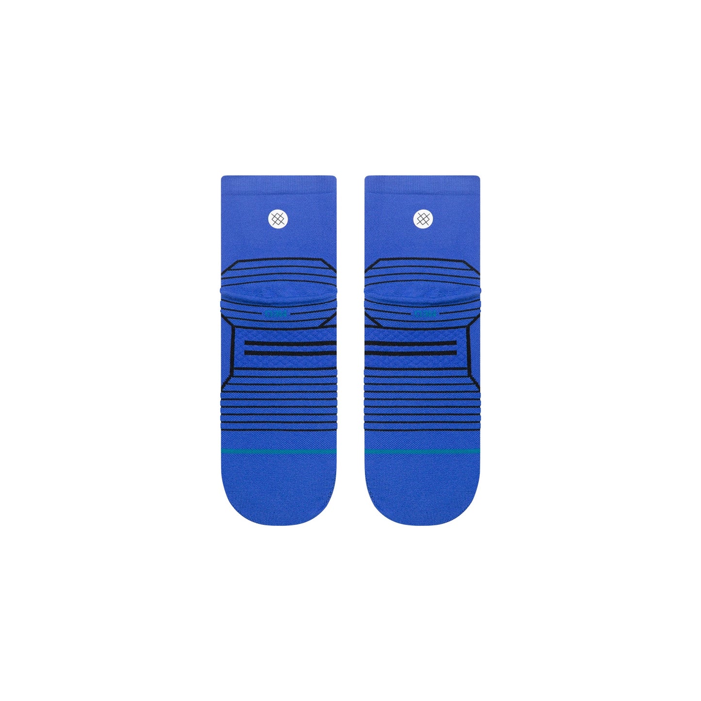 VARIEGATED ULTRA LIGHT QUARTER SOCK