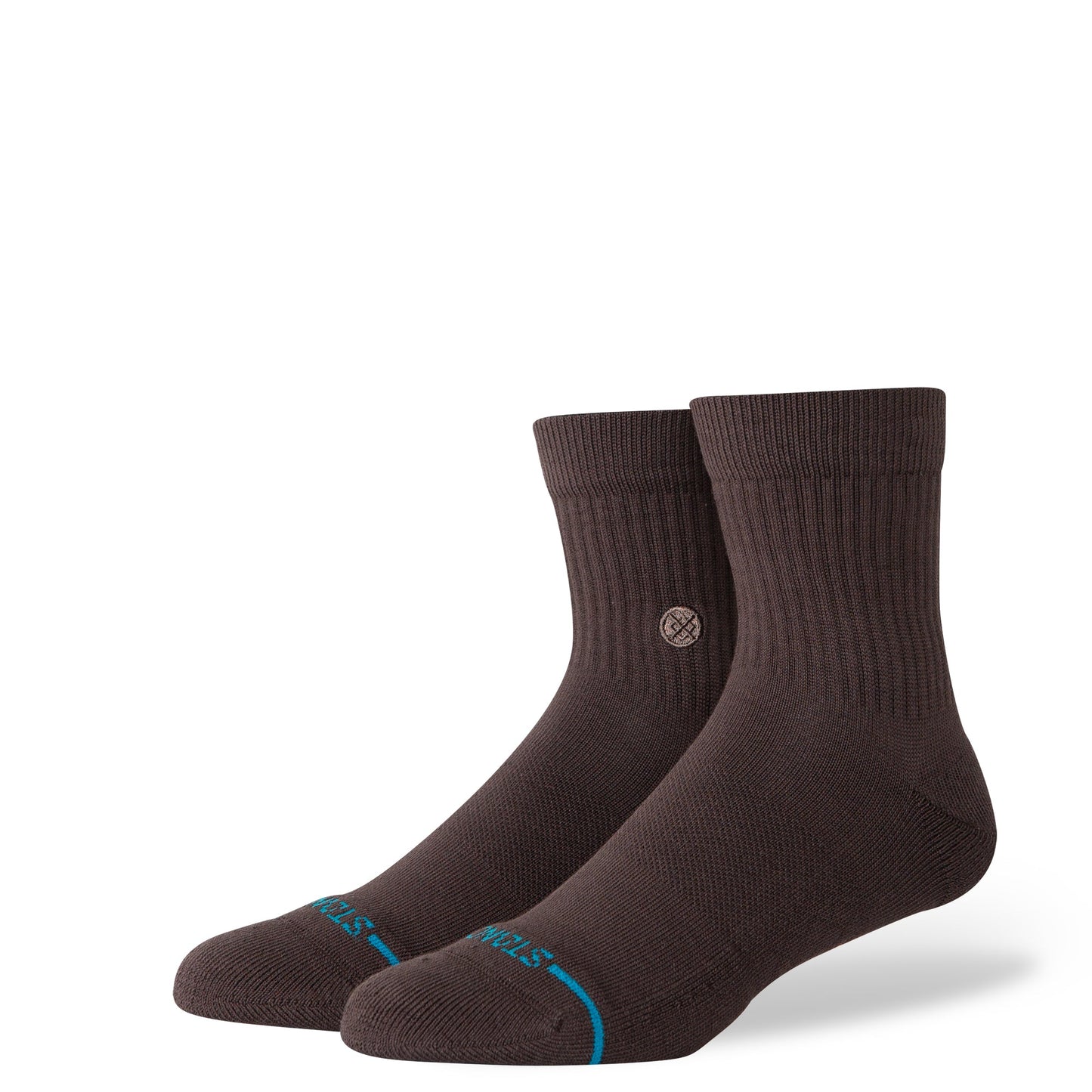 Stance Icon Quarter Sock Dark Brown