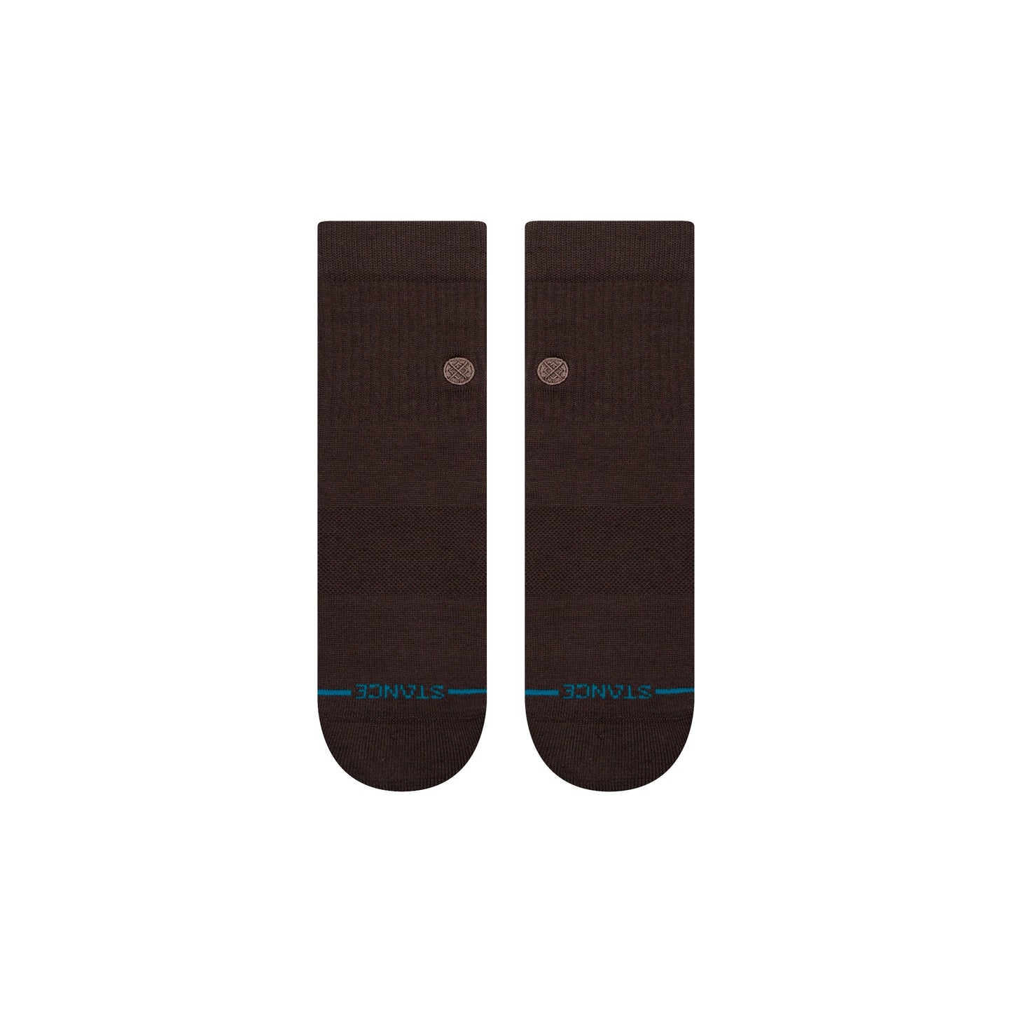 Stance Icon Quarter Sock Dark Brown