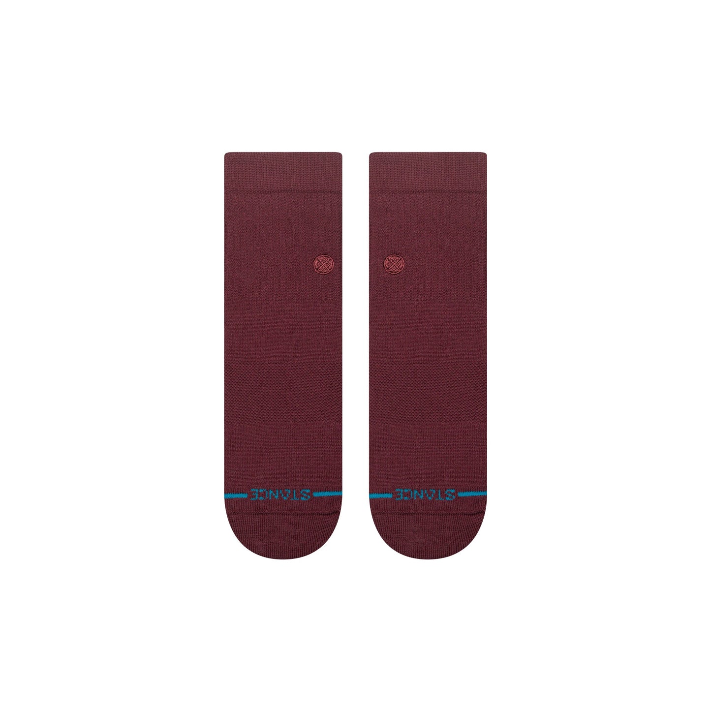 Icon Quarter Sock Wine