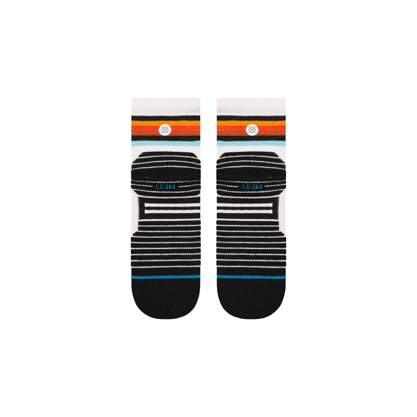 Stance Vindicated Mid Wool Quarter Sock Light Heather