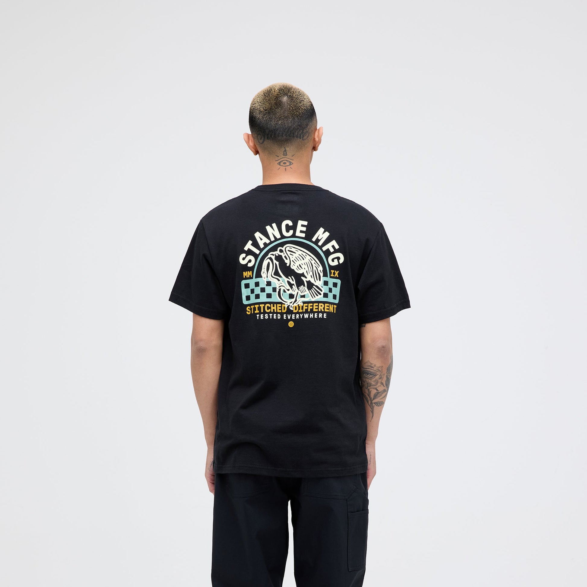 Stance Classic Prey Tee Black |model