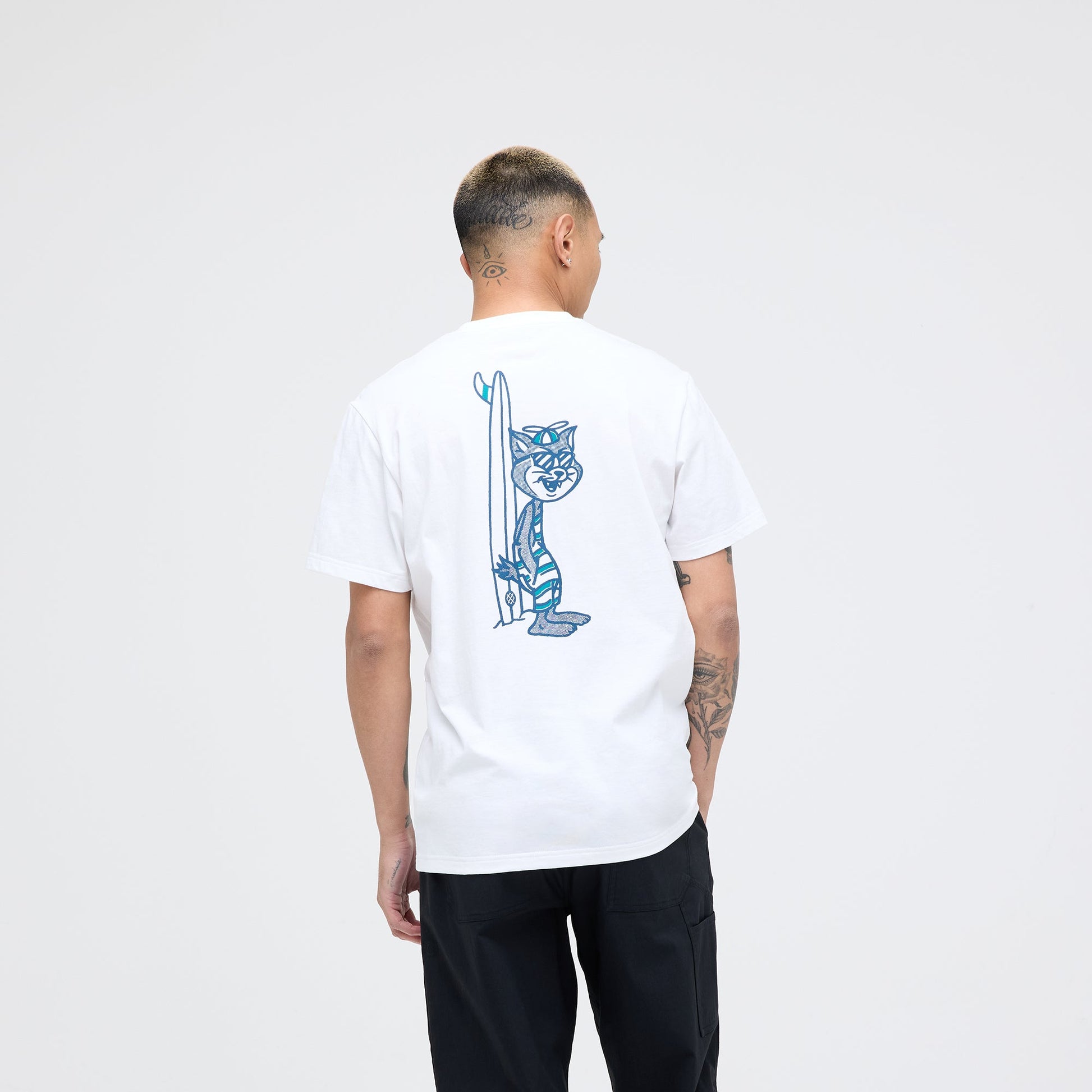 Stance Kool Kat Tee White |model