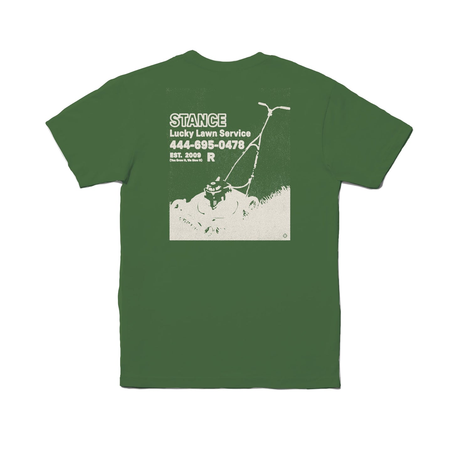 Stance Lucky Lawn Tee Green