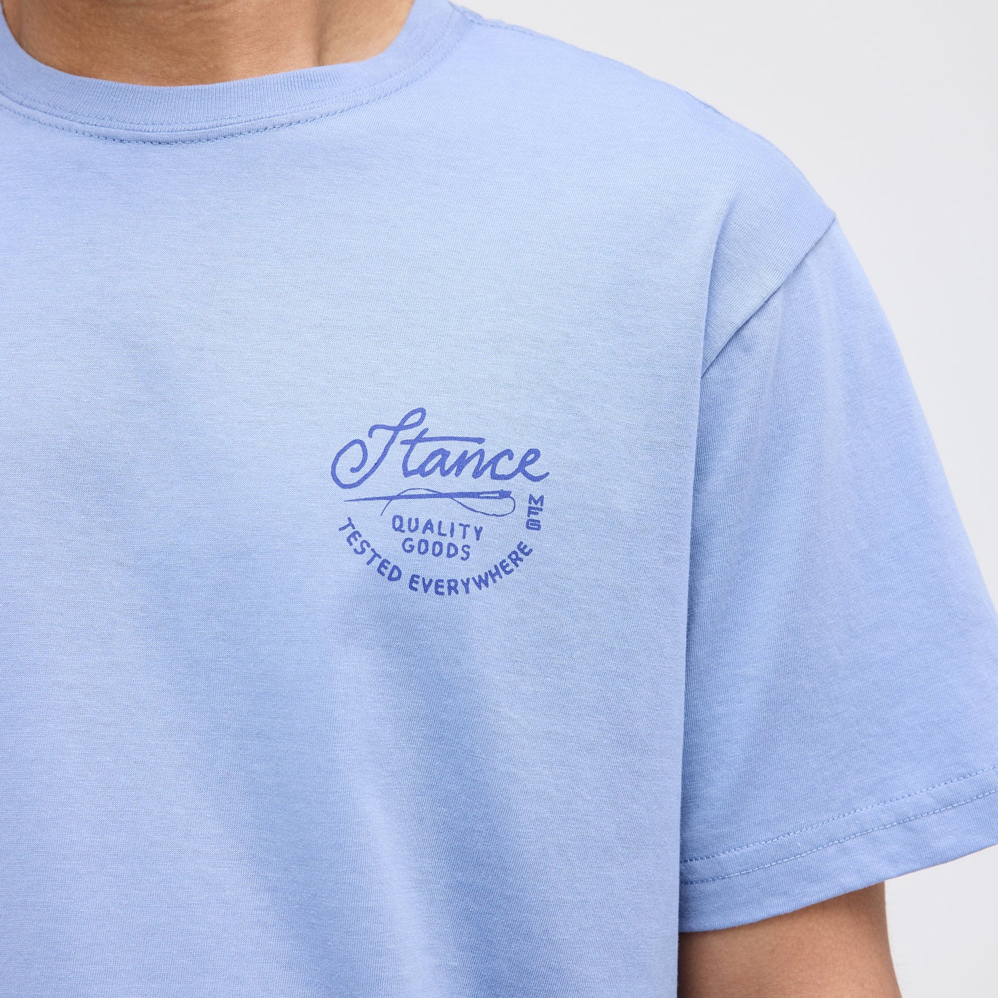 Stance Standard Issue Tee Stone Blue |model