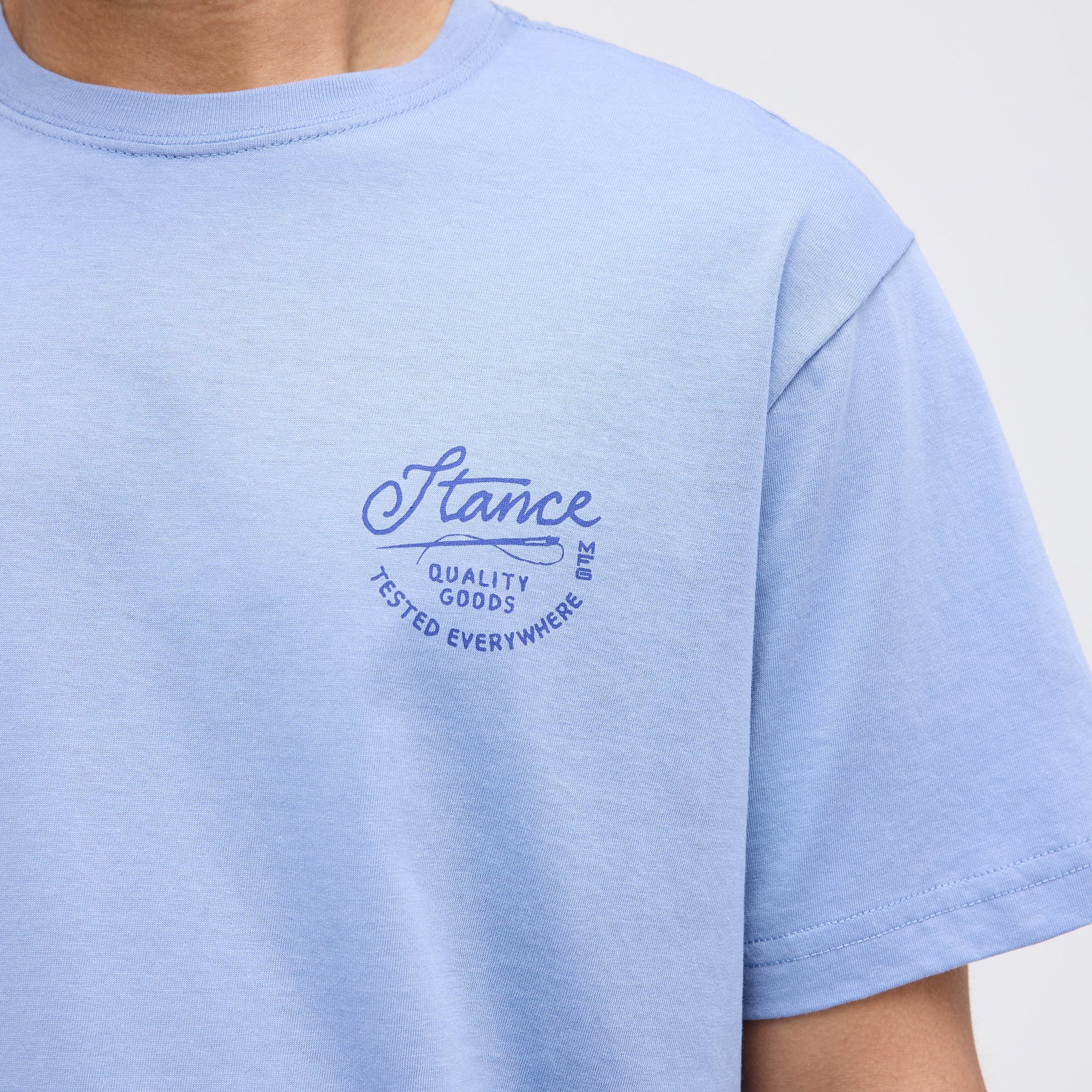 Stance Standard Issue Tee Stone Blue |model