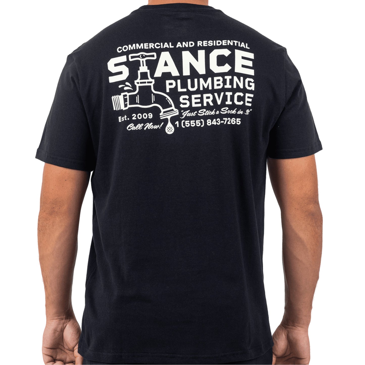 Stance Classified T-Shirt Black |model
