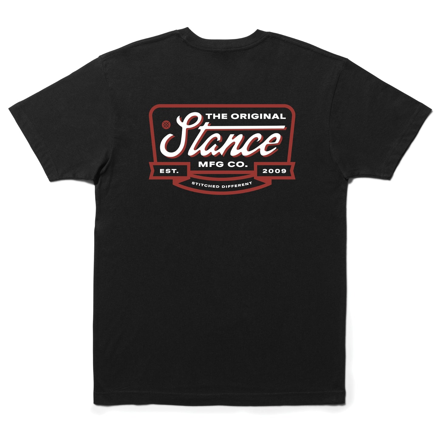 Stance Script Seal T-Shirt Black