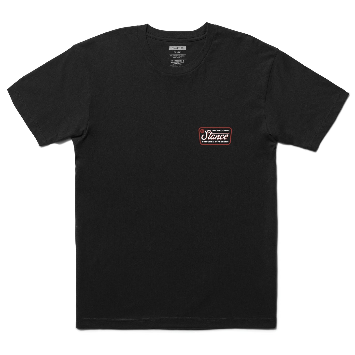 Stance Script Seal T-Shirt Black