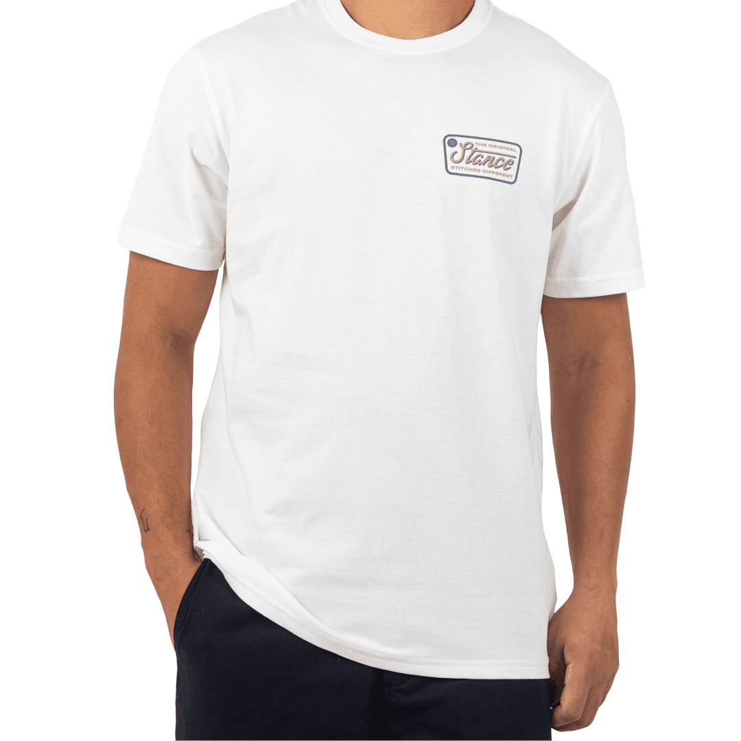 Stance Script Seal T-Shirt Canvas |model