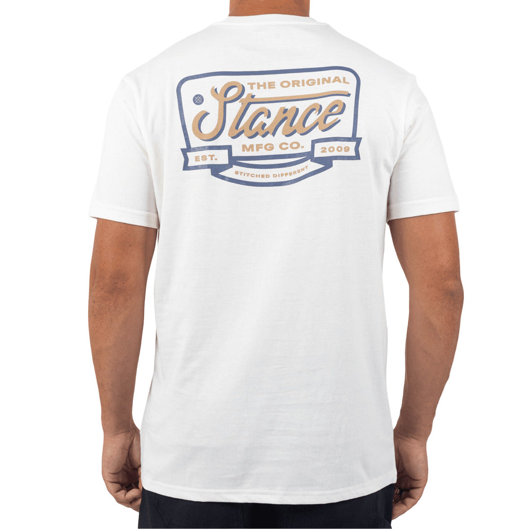 Stance Script Seal T-Shirt Canvas |model