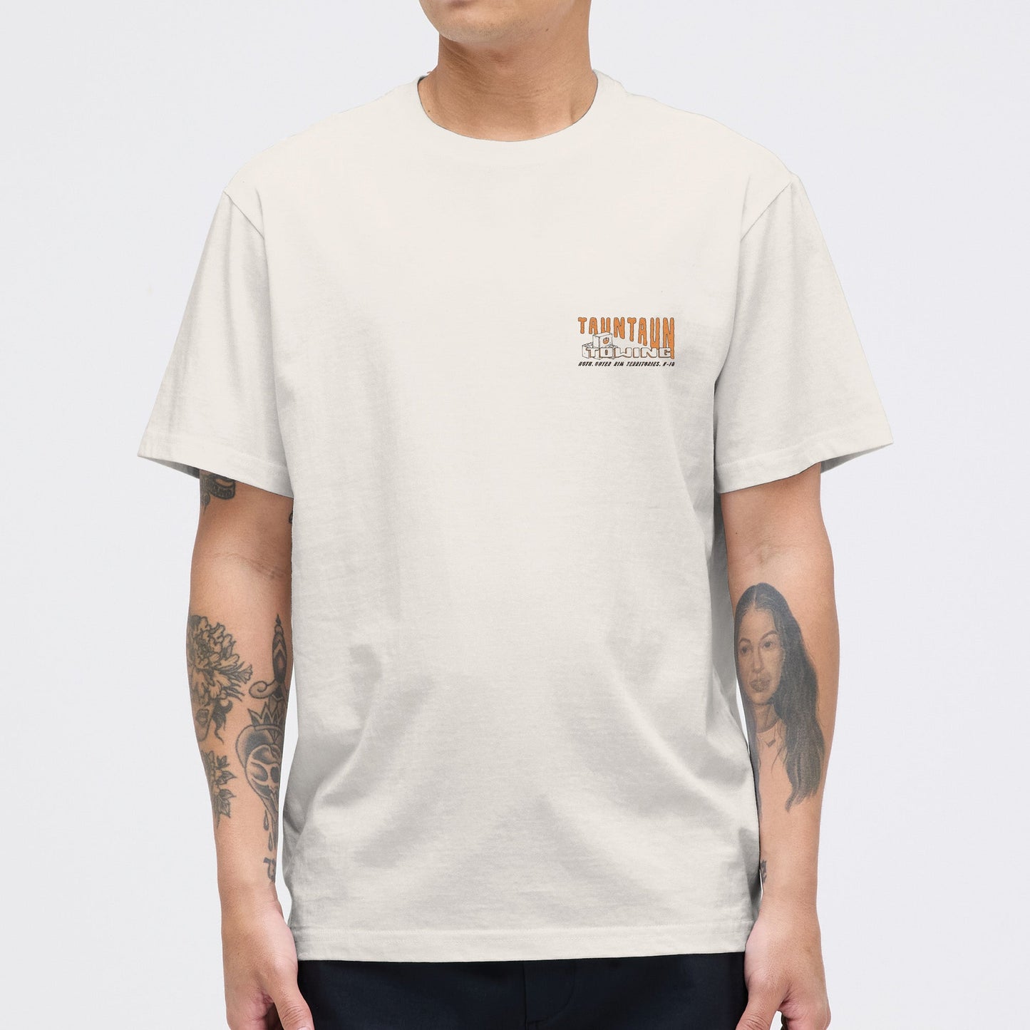 Stance Star Wars Tauntaun Tow T Shirt White|model