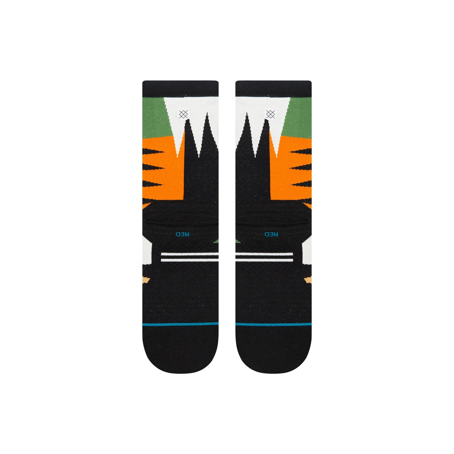 Stance Comb Through Ultra Crew Sock Green
