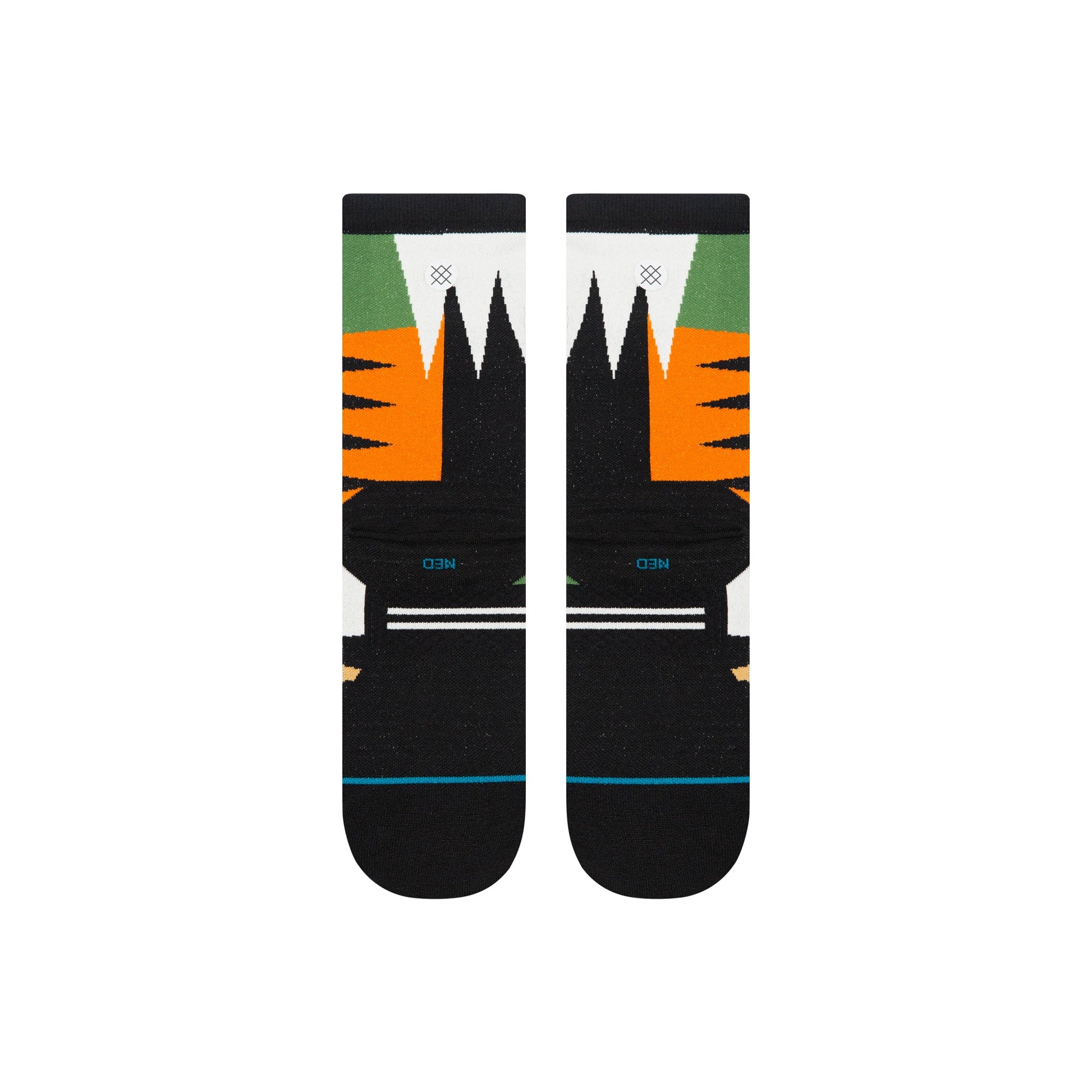 Stance Comb Through Ultra Crew Sock Green