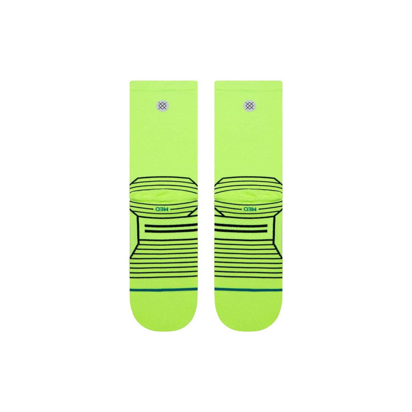 VARIEGATED ULTRA LIGHT CREW SOCK