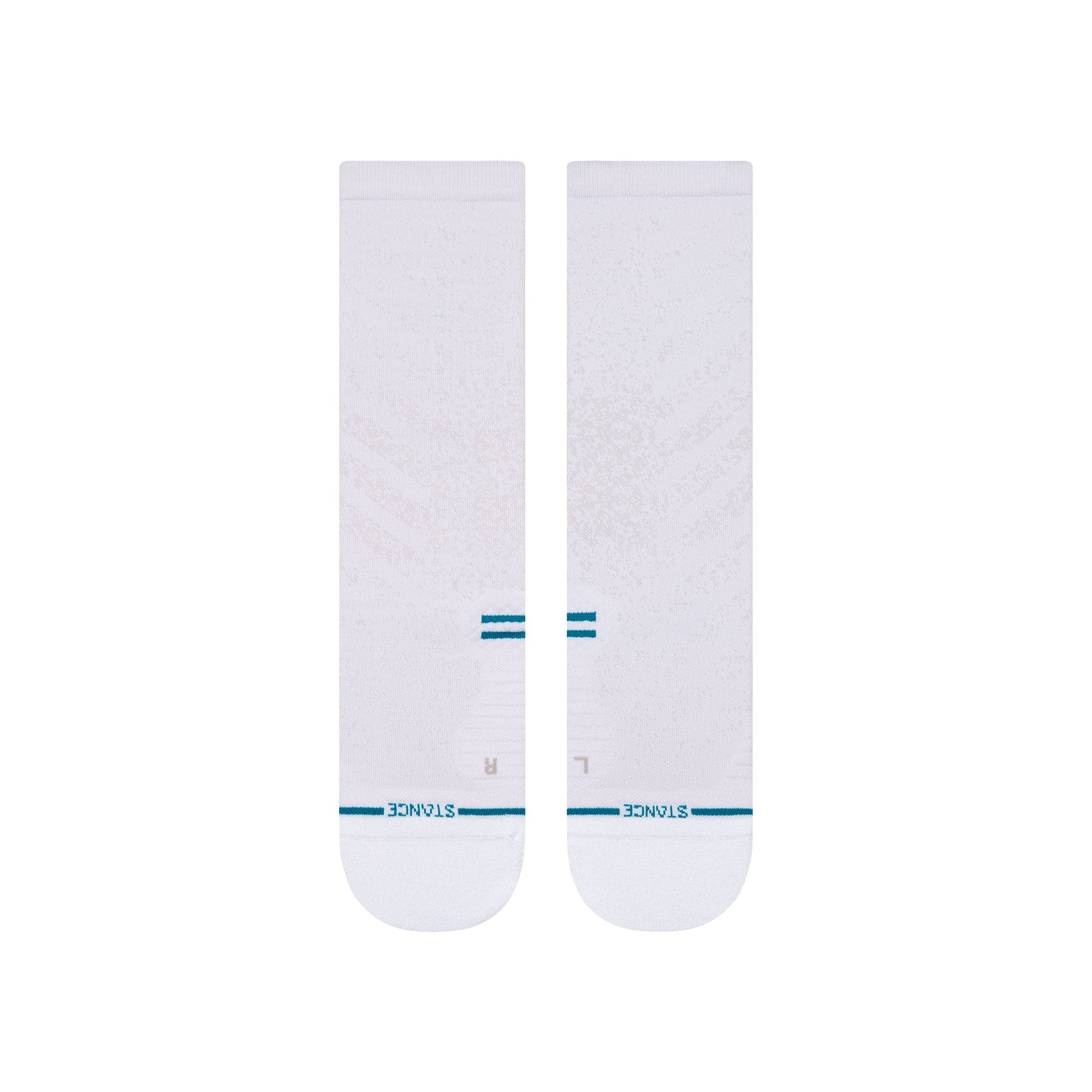 Stance Run Light Crew Sock White
