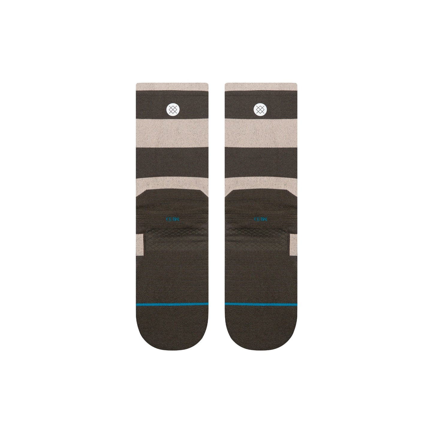 Stance Stack It Up Light Crew Sock Washed Black
