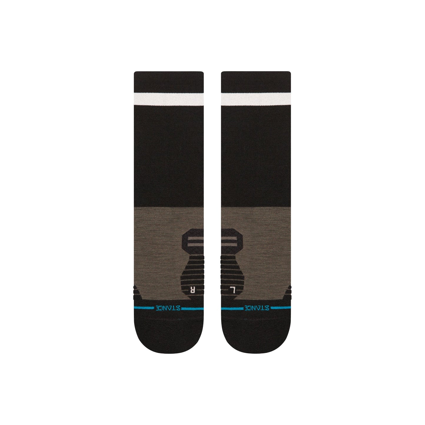 Stance Take Yur Time Light Wool Crew Sock Washed Black
