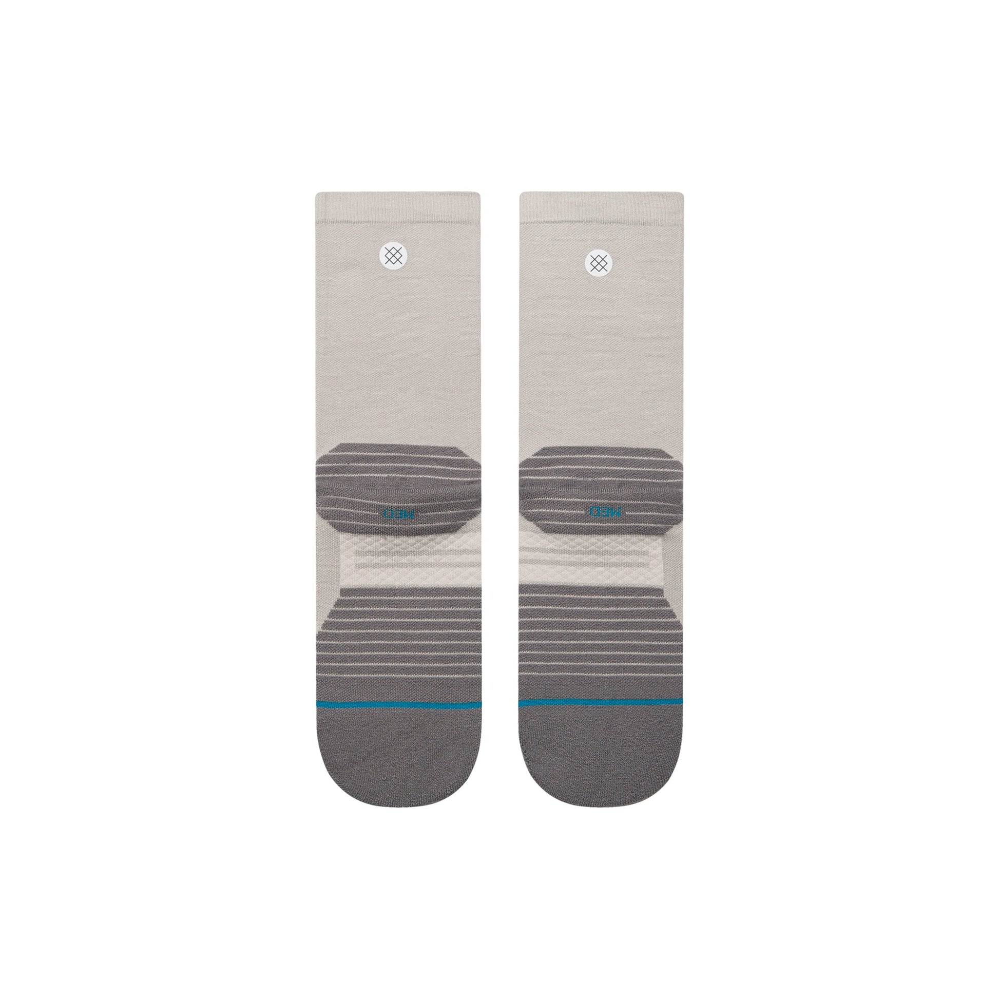 Stance Dj Trooper Light Crew Sock Grey