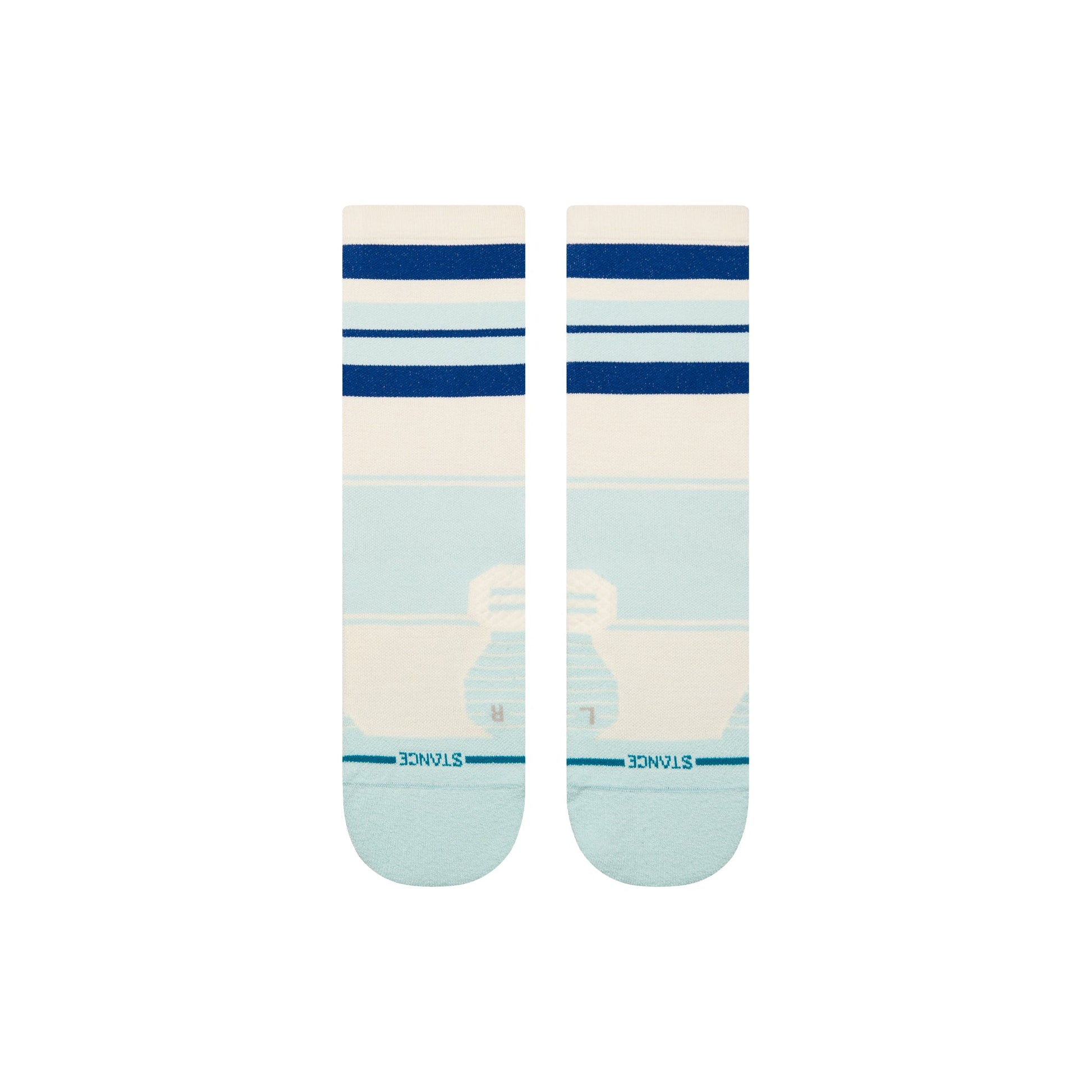 Stance Frozone Light Crew Sock Light Blue