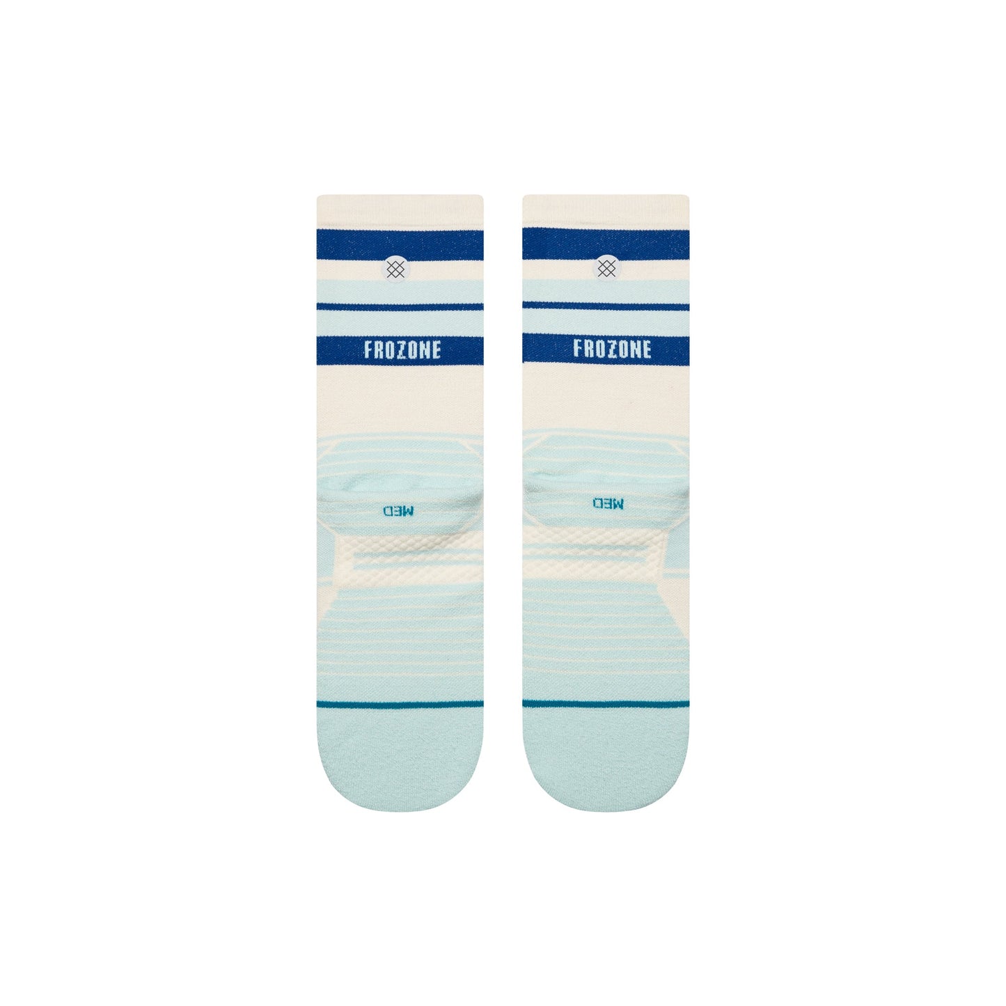 Stance Frozone Light Crew Sock Light Blue