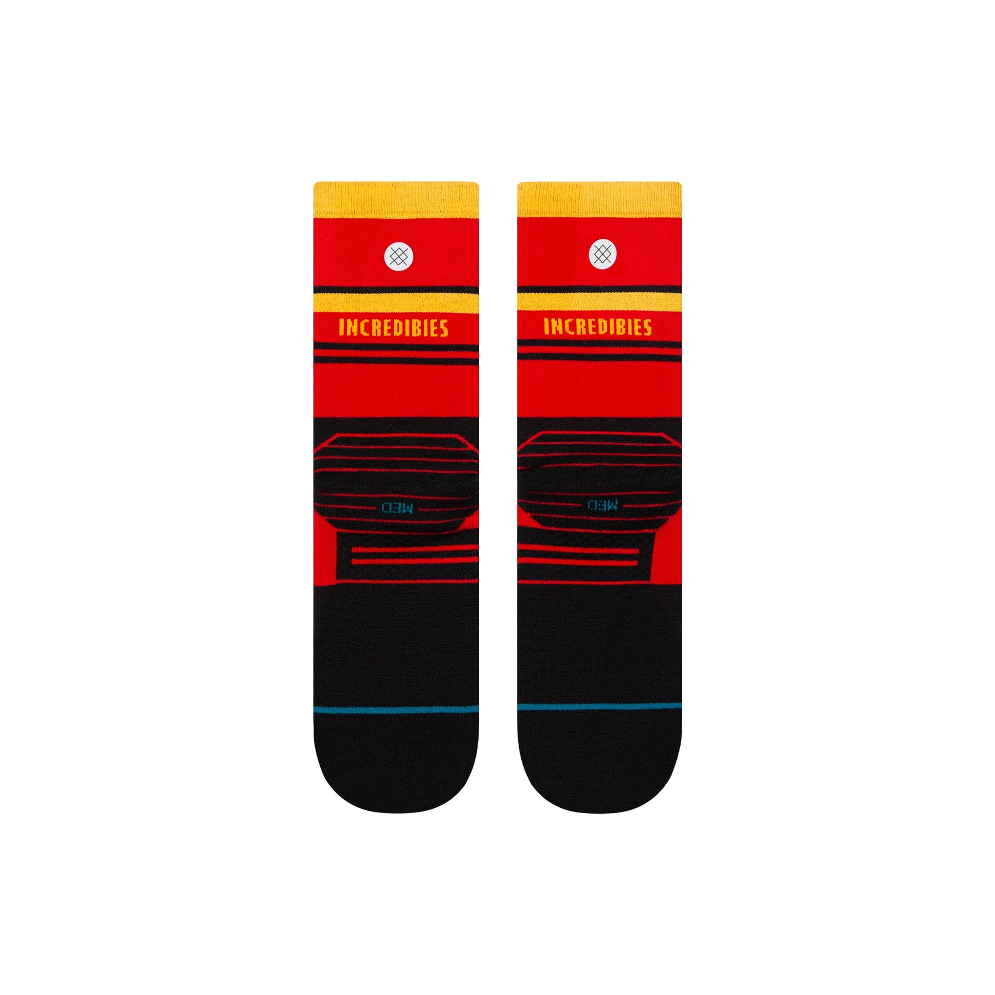 Stance Incredible Light Crew Sock Red