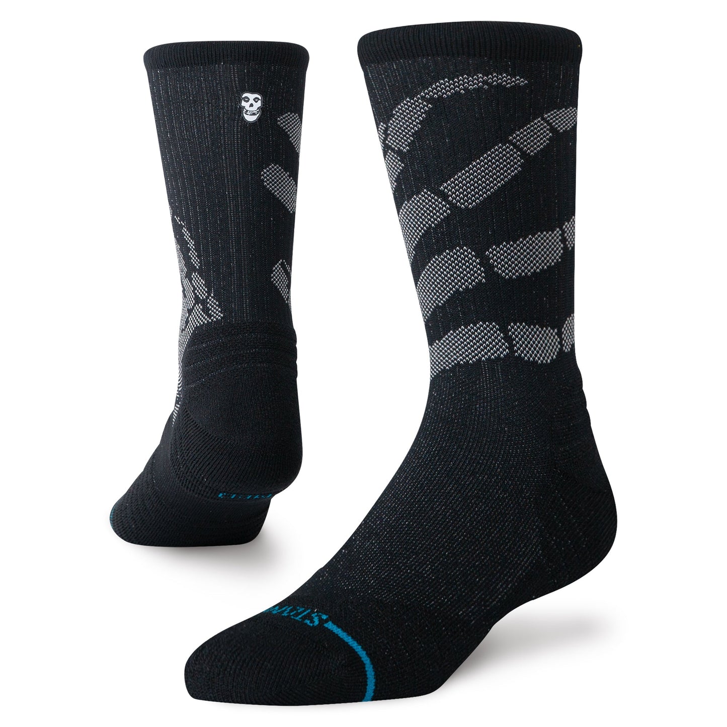 Stance Hands X Crew Sock Black