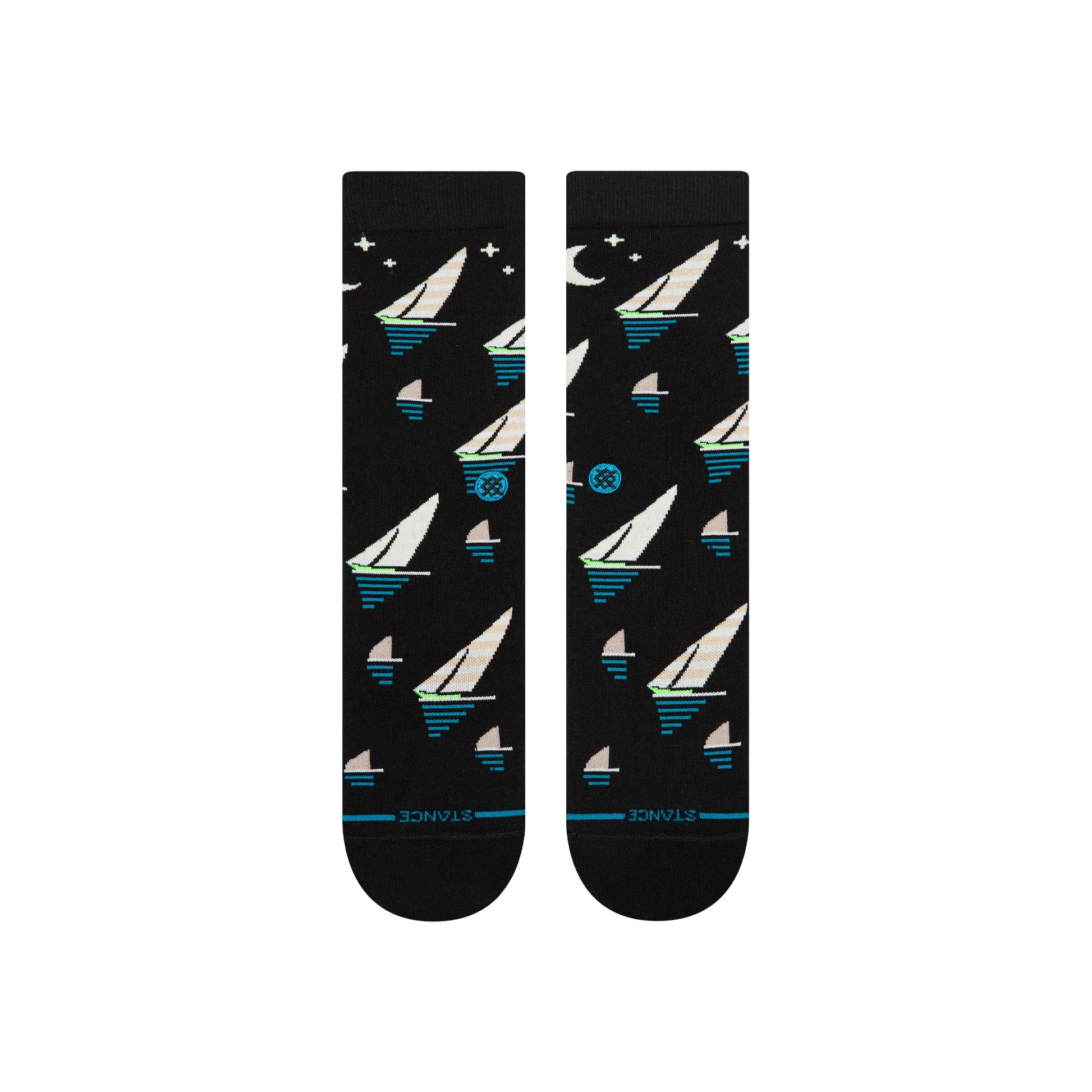 Stance Midnight Run Crew Sock Black