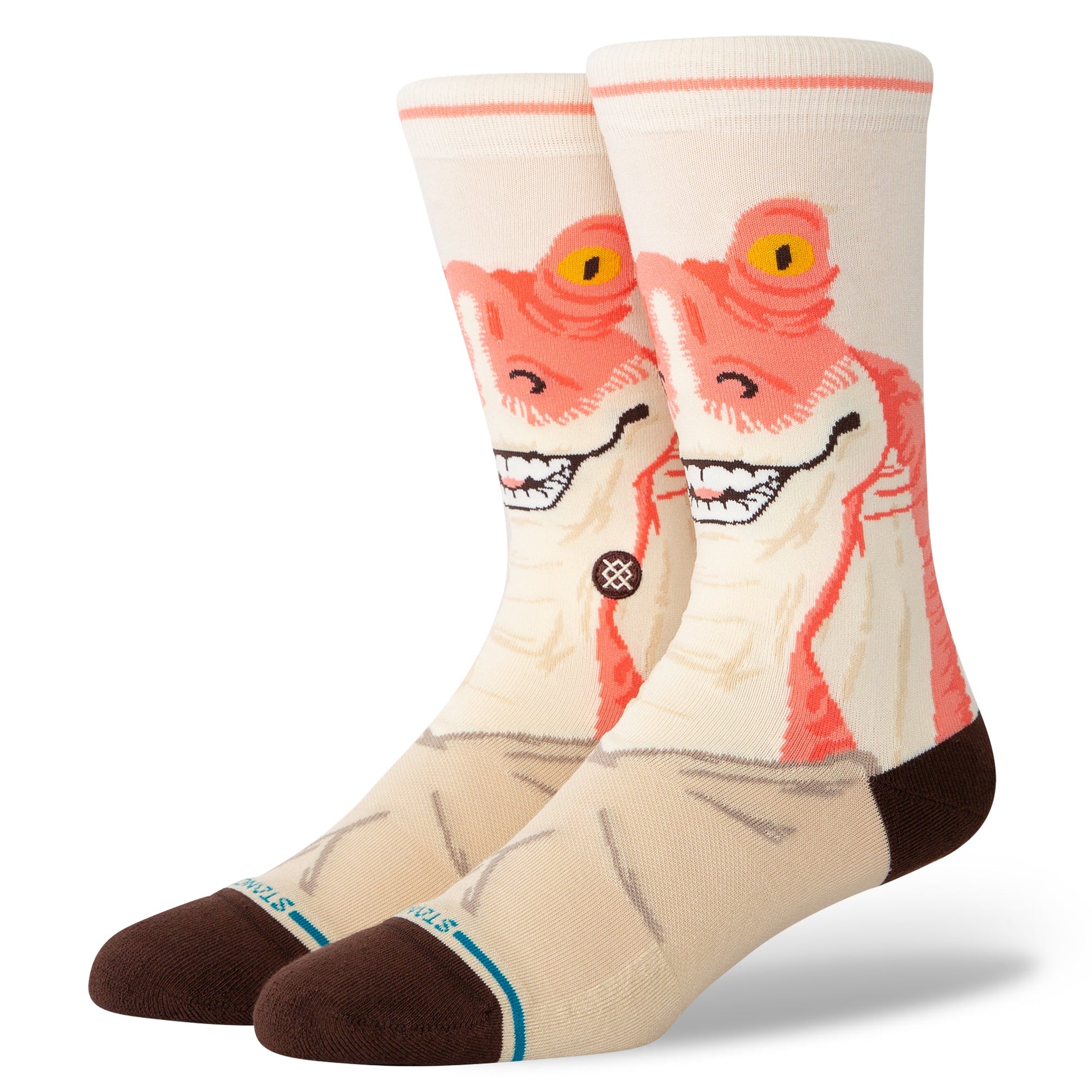 Stance Jar Jar Crew Sock Vintage White