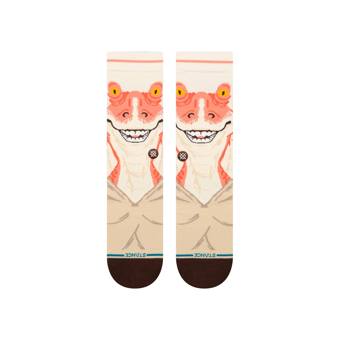 Stance Jar Jar Crew Sock Vintage White