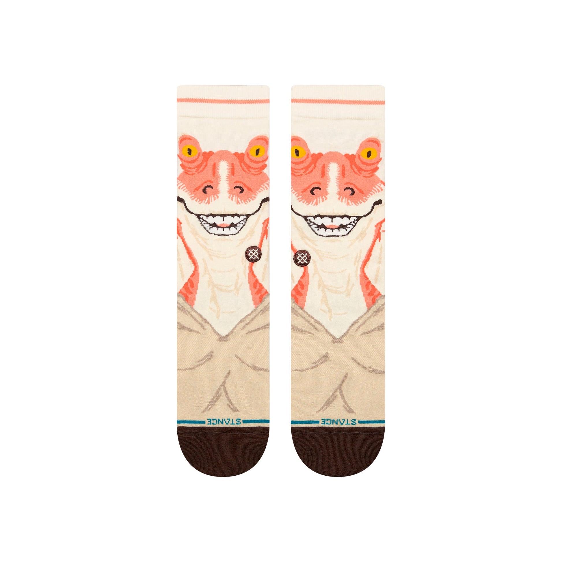 Stance Jar Jar Crew Sock Vintage White