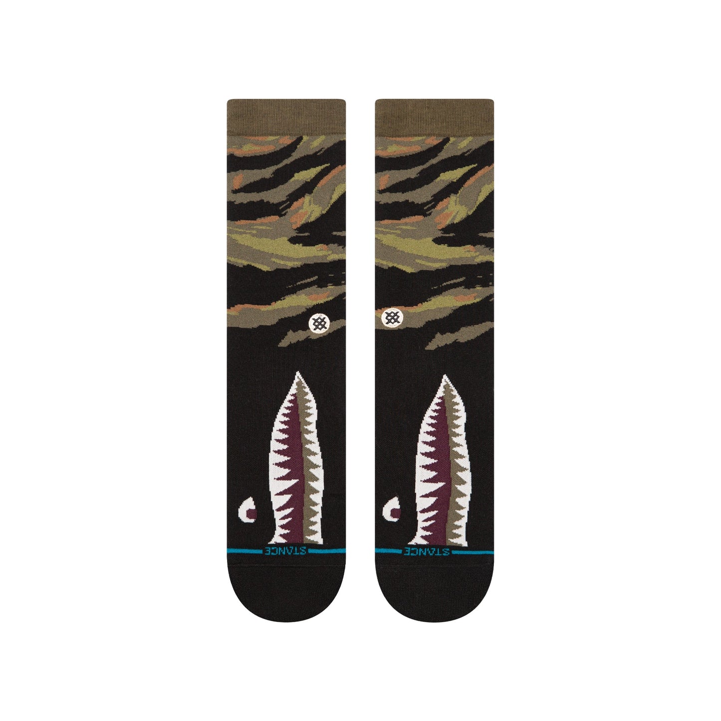 Stance Warbird Crew Sock Burgundy