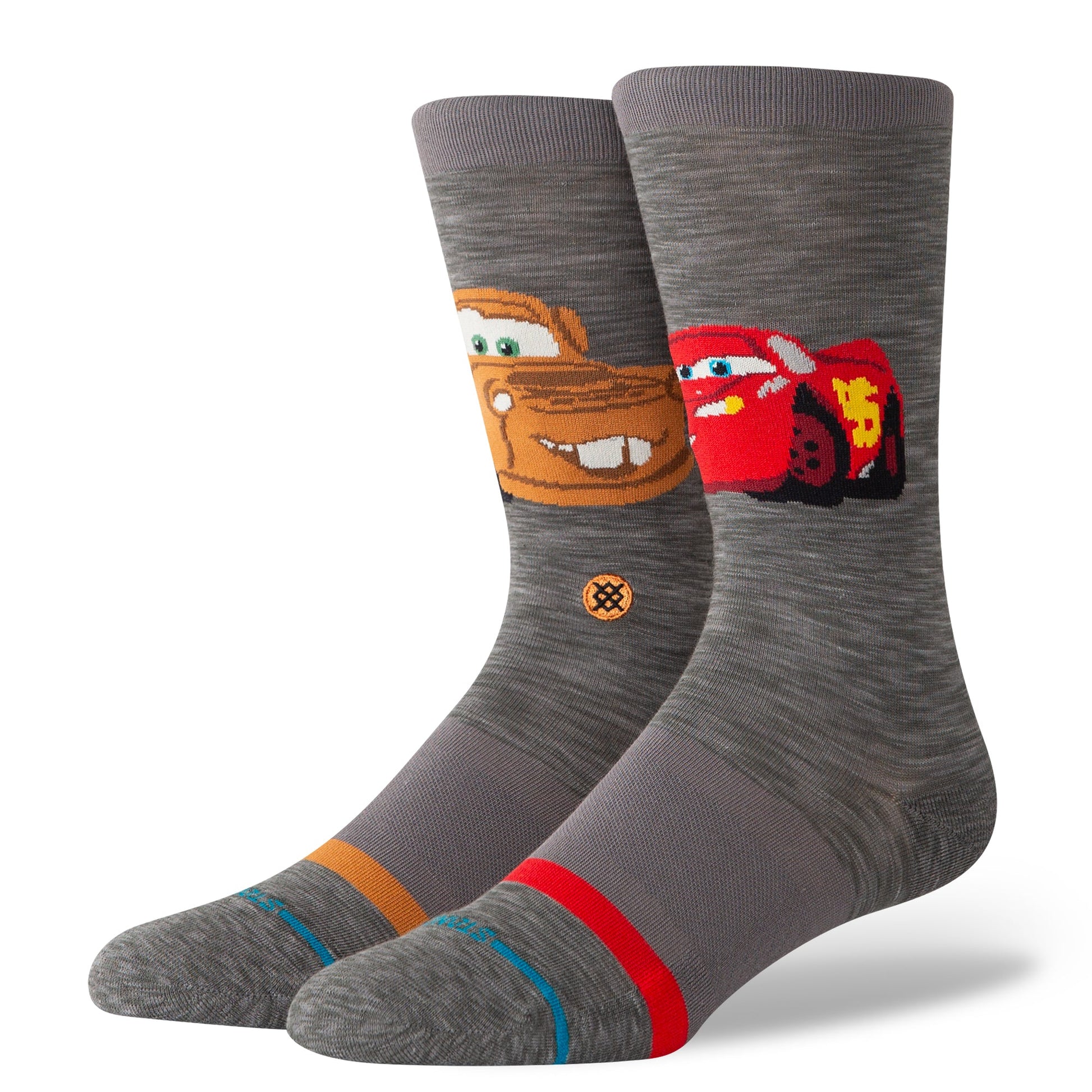 Stance Kachow Crew Sock Dark Grey