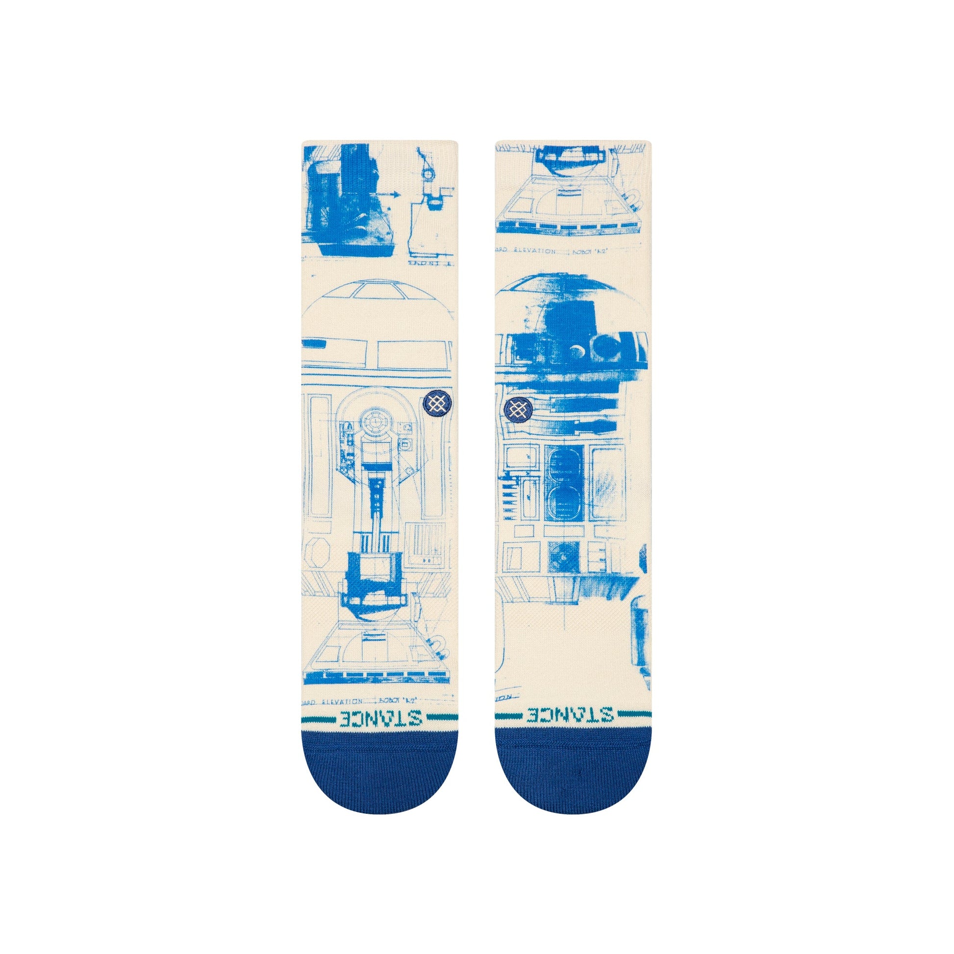Stance R2 D2 Star Wars Crew Sock Canvas