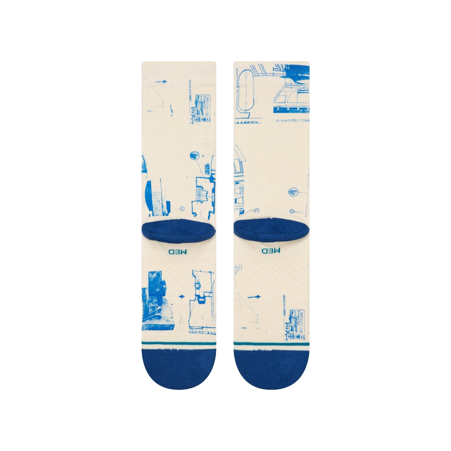 Stance R2 D2 Star Wars Crew Sock Canvas