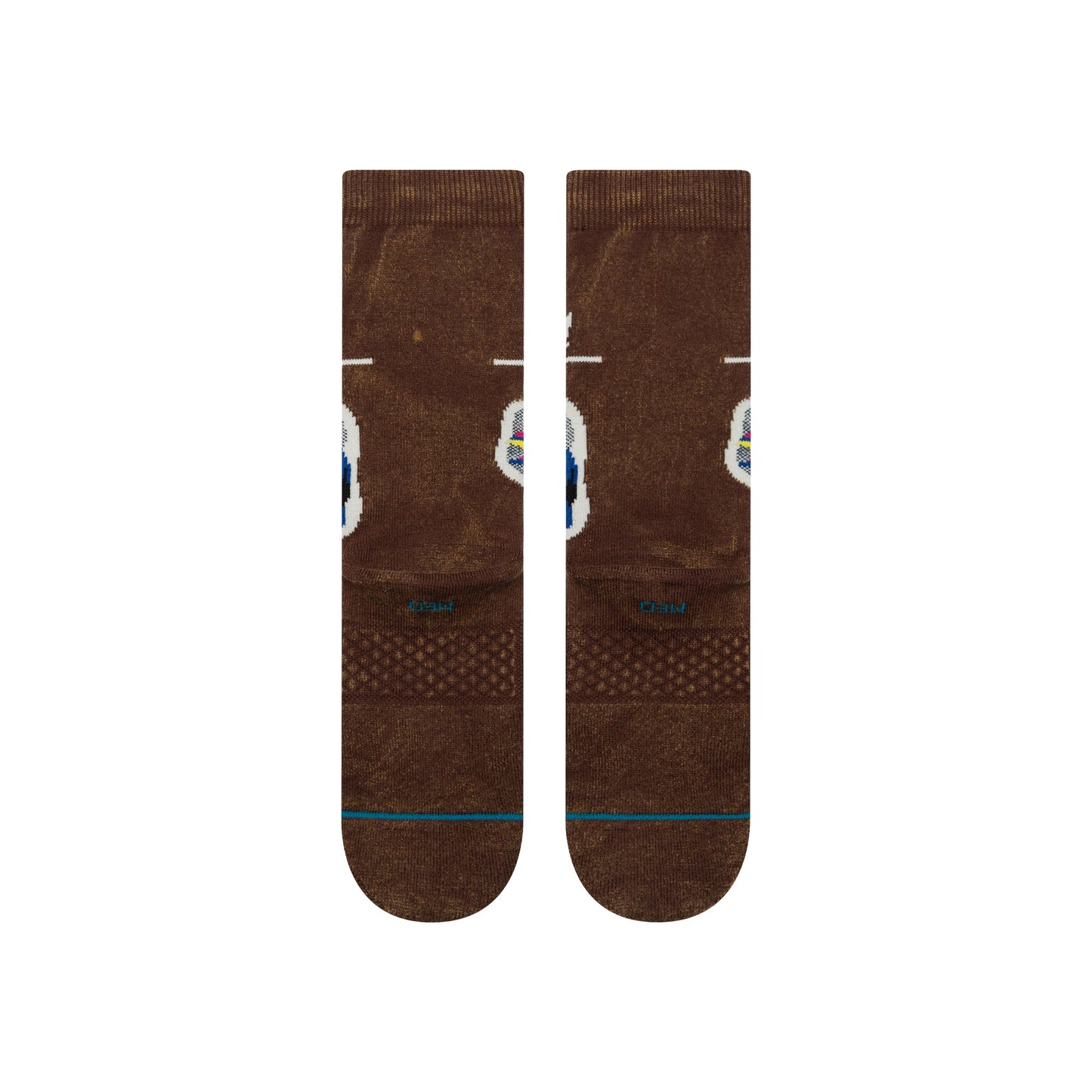 Stance Recently Deceased Crew Sock Brown