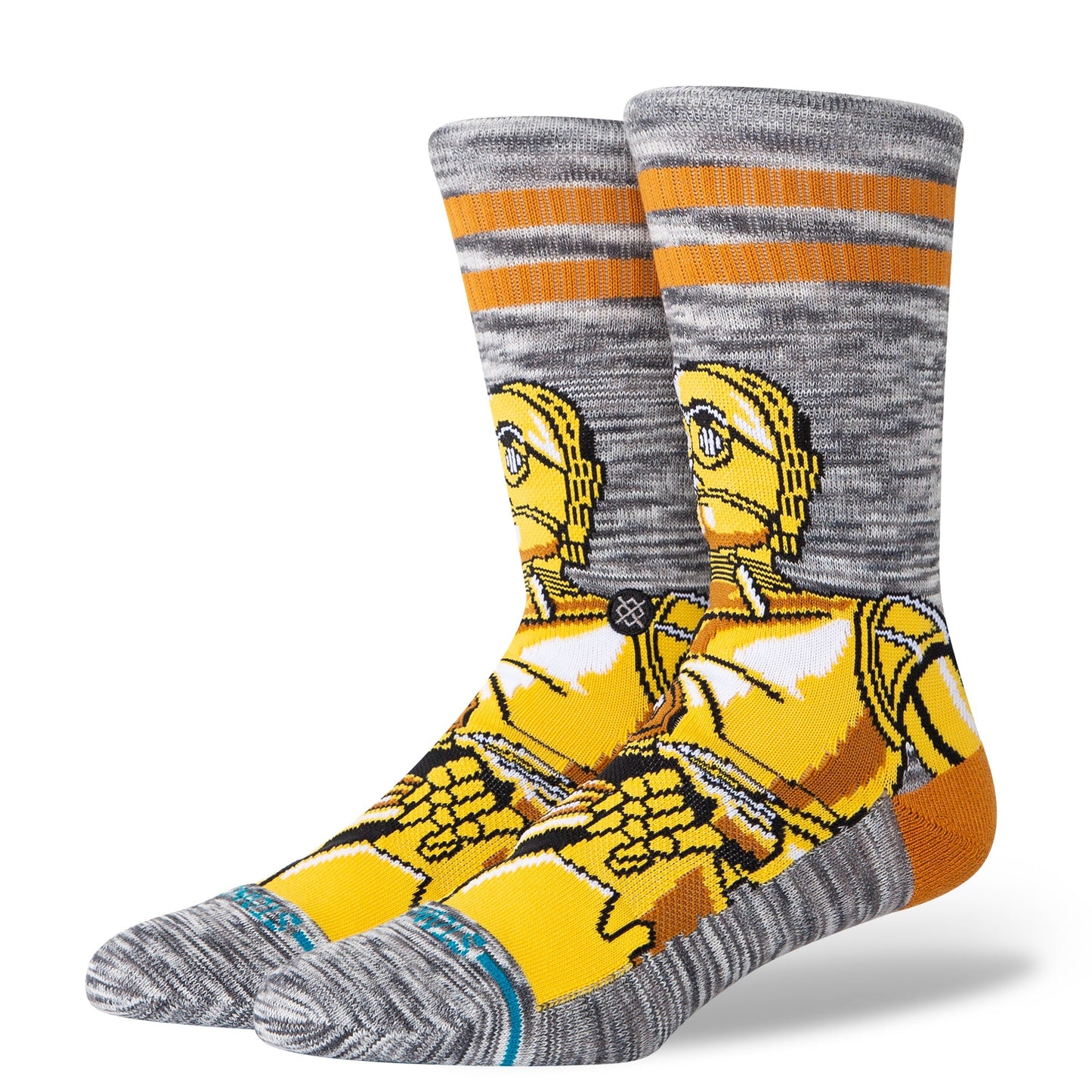 Stance C3Po Crew Sock Gold