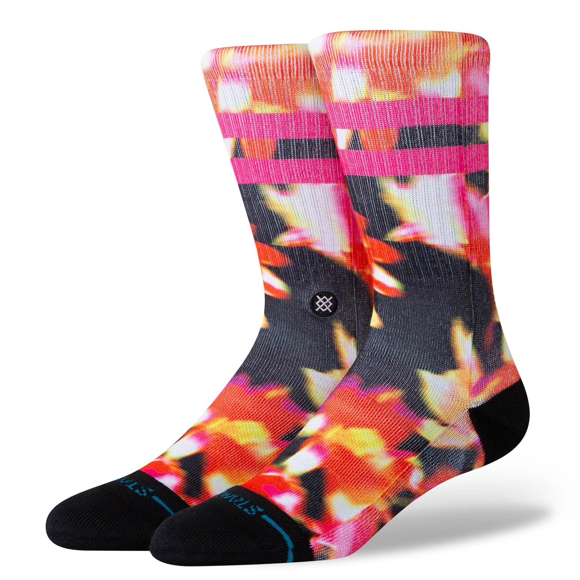 Stance Flowerful Crew Sock Black