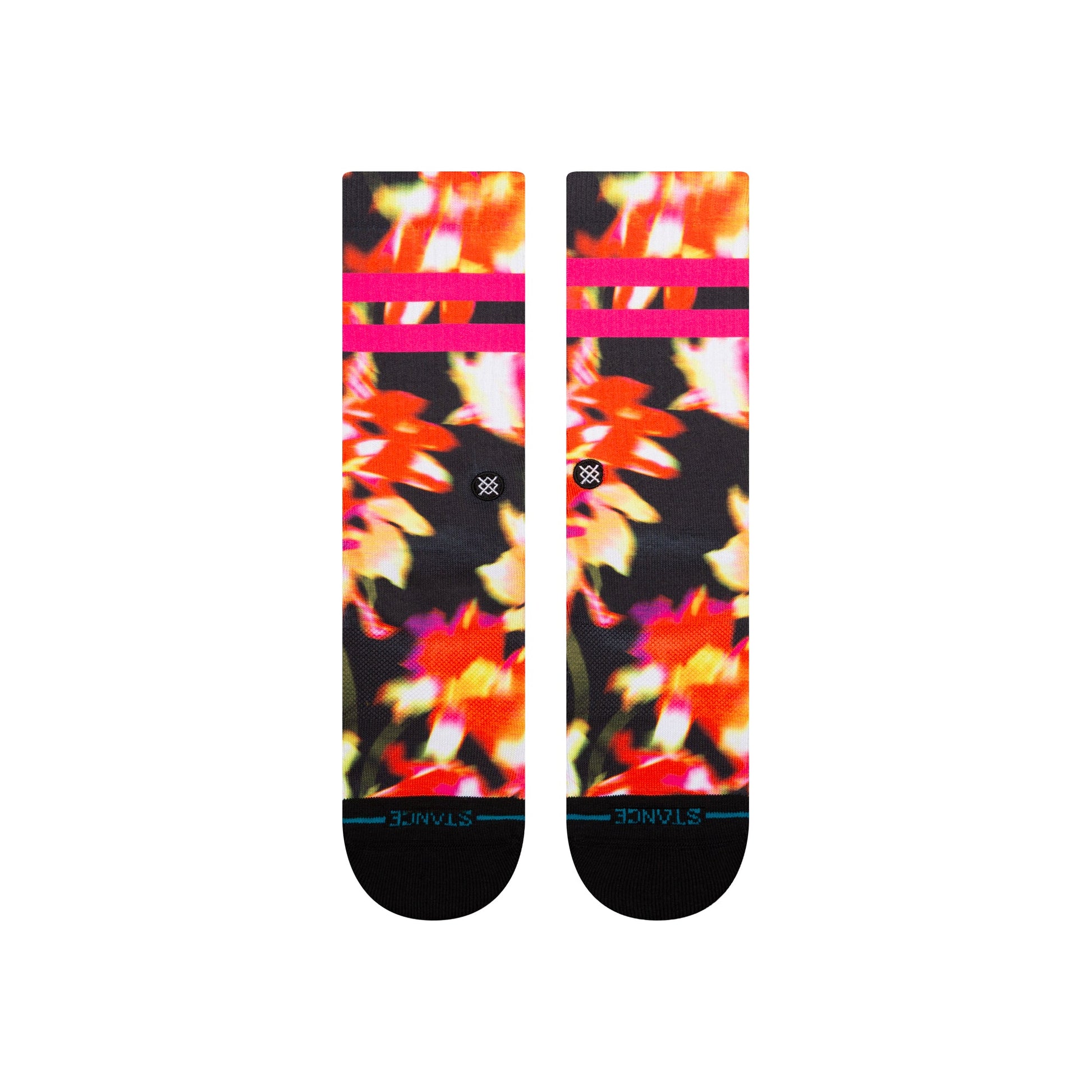 Stance Flowerful Crew Sock Black