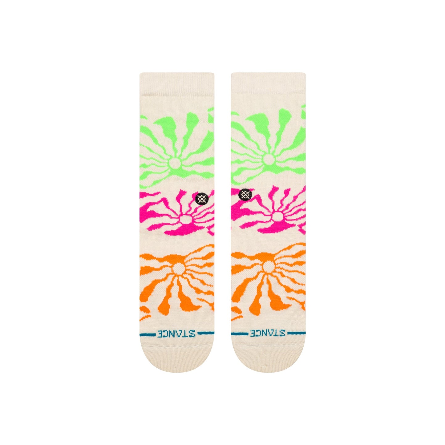 Stance Hot Sun Crew Sock Off White