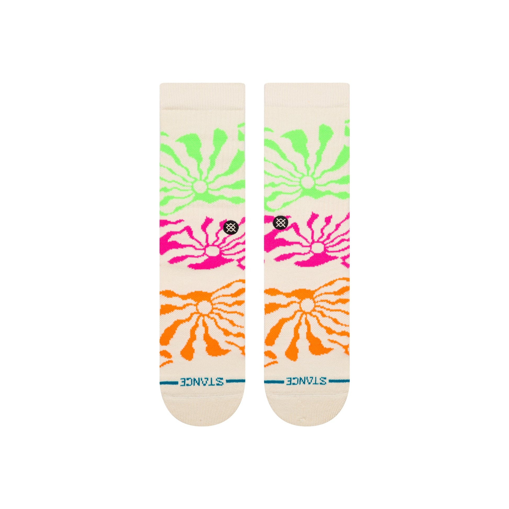 Stance Hot Sun Crew Sock Off White