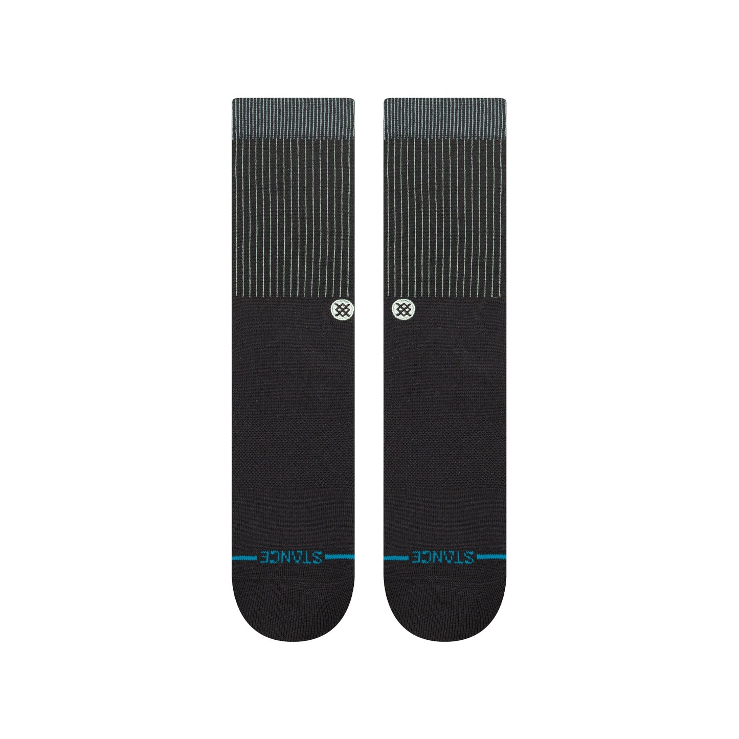 Icon Pop Crew Sock Black/Teal