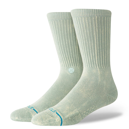 Stance Icon Dyed Crew Sock Sea Green