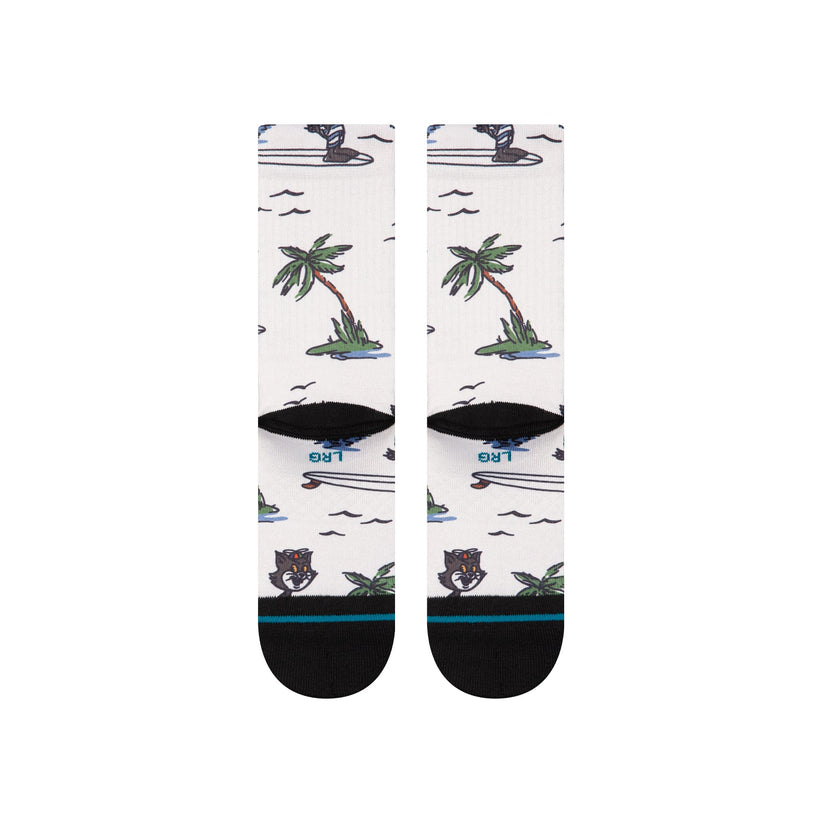 Stance Kool Kats Kids Crew Sock Canvas