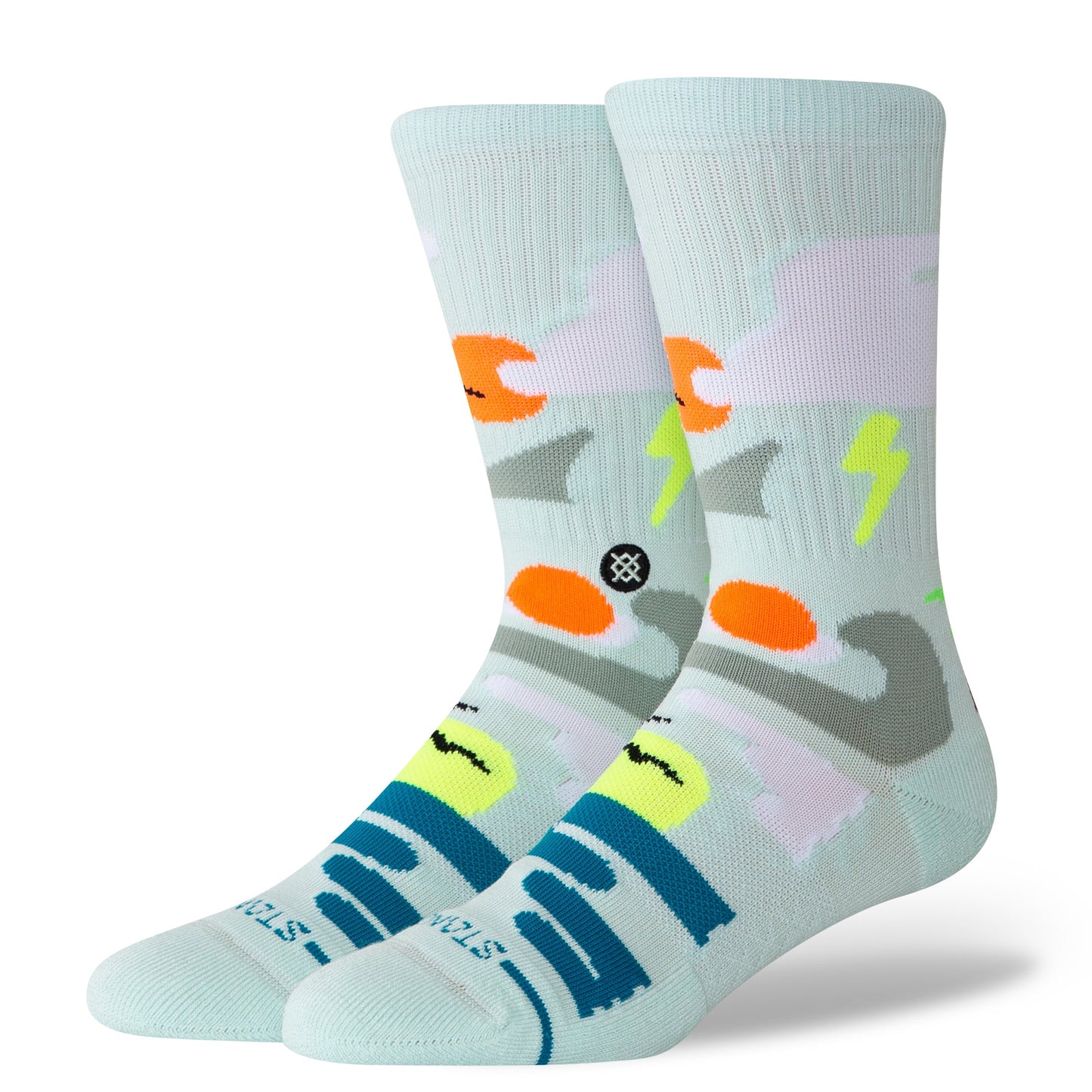Stance Nimbus Crew Sock Aqua