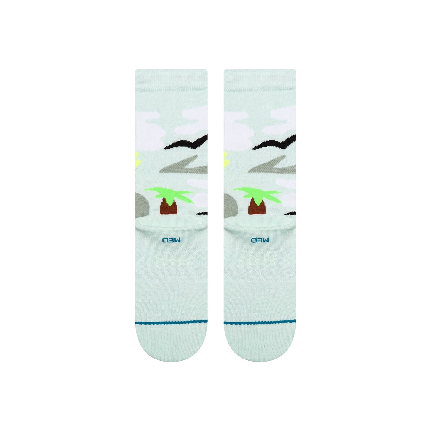 Stance Nimbus Crew Sock Aqua
