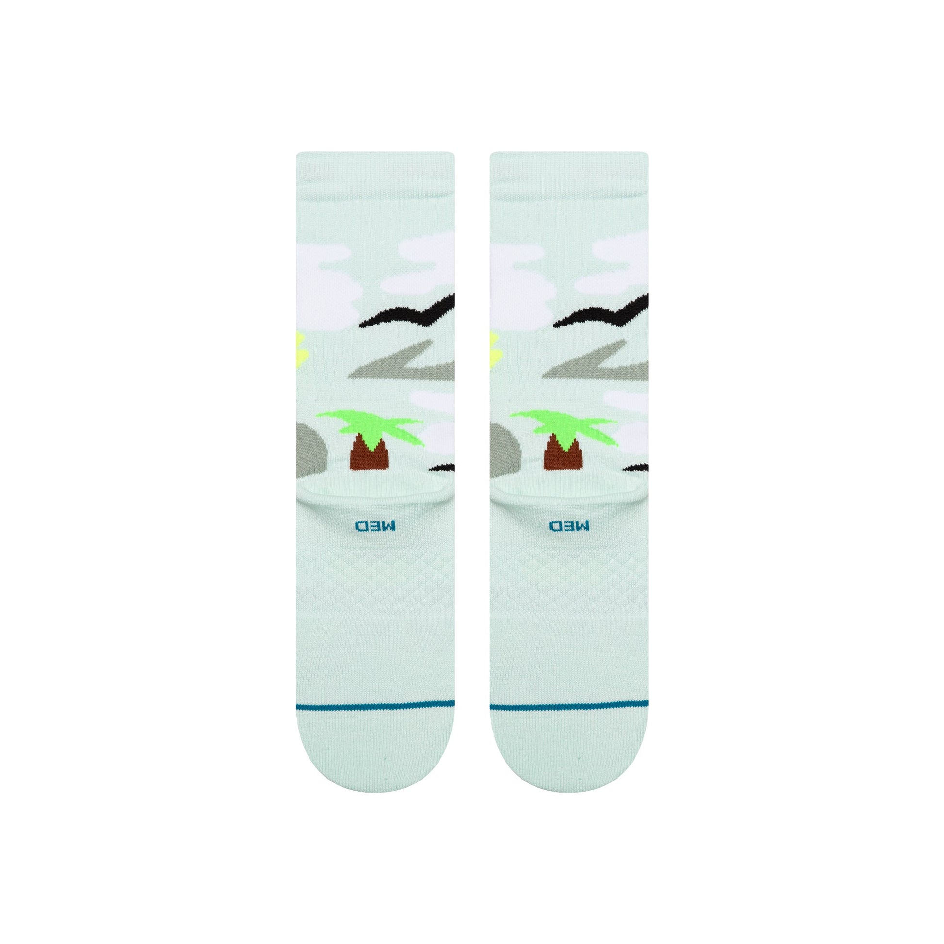 Stance Nimbus Crew Sock Aqua