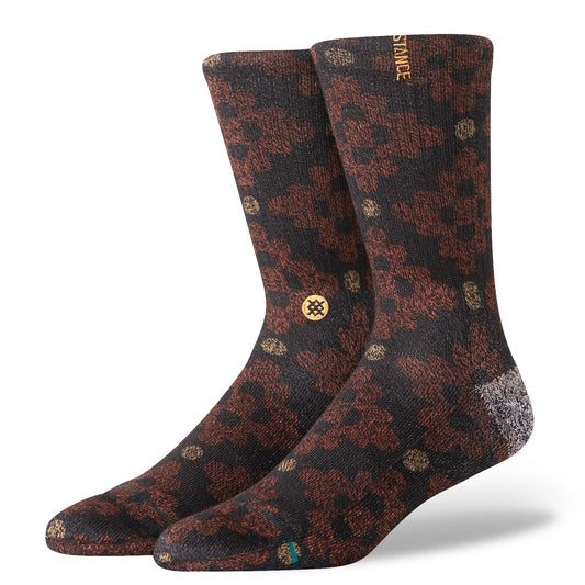 Stance San Lucas Crew Sock Dark Brown